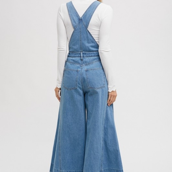 Sold out BluIvy Denim Wide Legs Overalls - Picture 4 of 5